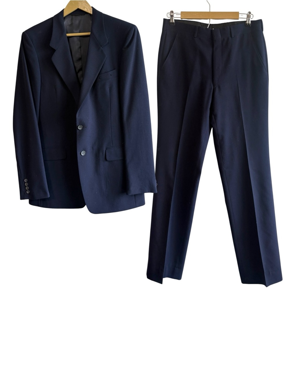 Vintage Union Made American Airlines 40L 33L Navy Blue Suit Pant Set Pilot